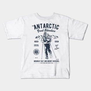 Artic Antartic  Moubray Bay Mount Herschel Kids T-Shirt